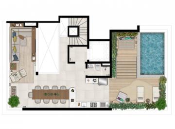 pavimento superior · Cobertura Duplex 276m² no 15º Andar / Ed. Simão 717 Pinheiros / Sp 2027