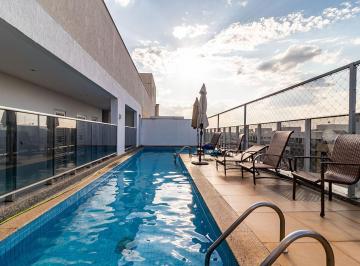 Piscina social · Cobertura Duplex Noroeste SQNW 109 3 quartos suíte 3 vagas de garagens lazer
