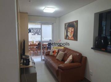 Sala · Apartamento Garden com 2 dormitórios à venda, 68 m² por R$ 665.000,00 - Barcelona - São Caetano do S