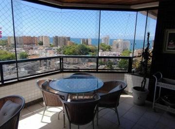 Apartamento · 305m² · 4 Quartos · 4 Vagas · Vendo Apartamento com 305m² climatizado mobiliado e decorado varandão vista mar com 4 suítes, Máster