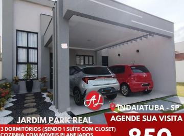 Casa de 3 quartos, Indaiatuba · Casa Nova A Venda Condomínio Jardim Park Real - Indaiatuba - SP!