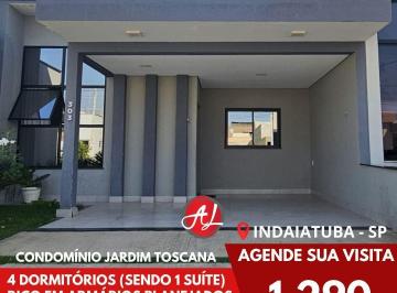 Casa · 178m² · 4 Quartos · 2 Vagas · Casa Com 4 Dormitórios A Venda Condomínio Jardim Toscana - Indaiatuba - SP!