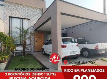Casa · 94m² · 2 Quartos · 2 Vagas · Casa Térrea Com Piscina - Condomínio Jardins Do Império - Indaiatuba - SP!
