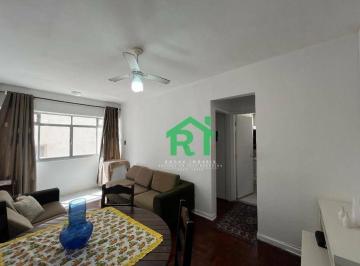 Sala · Apartamento à beira mar com 1 Quarto à venda em Pitangueiras, Guarujá