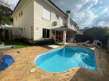 Casa · 253m² · 3 Quartos · 3 Vagas · Sobrado de Alto Padrão em condomínio fechado, com 3 suítes, área gourmet, piscina e 3 vagas.
