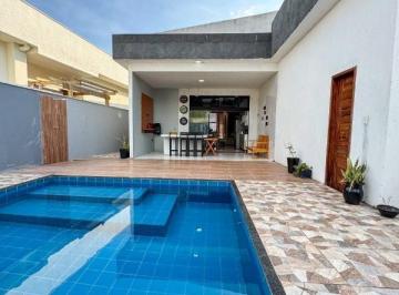Foto 01 · Casa em Alto Padrão, no condomínio Reserva do Parque , com 3 suítes, semi-mobiliada, climatizada e p