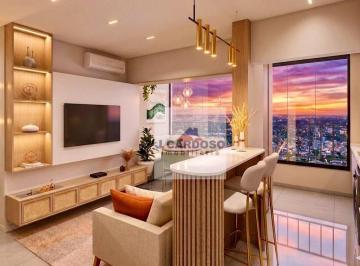 SALA DE ESTAR · Residencial Sirius no Mangal: 66m², Sacada Gourmet e Lazer Completo no Sky View