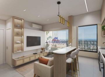 AMBIENTES INTEGRADOS E UMA VISTA INCRIVEL DESDE O 1º ANDAR · Apartamento com 2 dormitórios à venda, 56 m² por R$ 390.000,00 - Vila Leão - Sorocaba/SP
