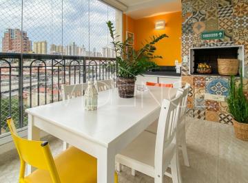 Apartamento · 96m² · 3 Quartos · 2 Vagas · Apartamento mobiliado à venda no Tatuapé com 96 m² e VARANDA GOURMET