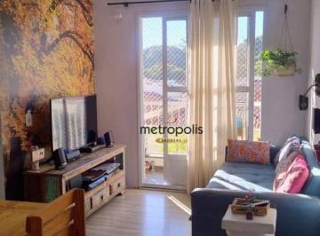 Sala · Apartamento com 2 dormitórios à venda, 59 m² por R$ 385.000,00 - Utinga - Santo André/SP