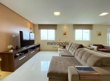 Sala de estar · Apartamento para alugar, 186 m² por R$ 15.163,00/mês - Boa Vista - São Caetano do Sul/SP