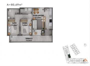 Apartamento · 79m² · 2 Quartos · 1 Vaga · Level Up - Apartamento garden, na planta - 2 dormitórios
