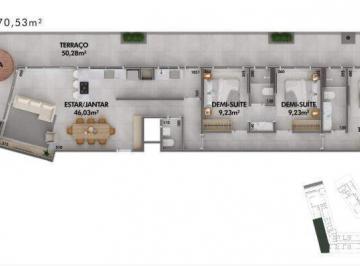 Apartamento · 170m² · 3 Quartos · 3 Vagas · Level Up - Cobertura com vista livre na Cachoeira do Bom Jesus - Floripa