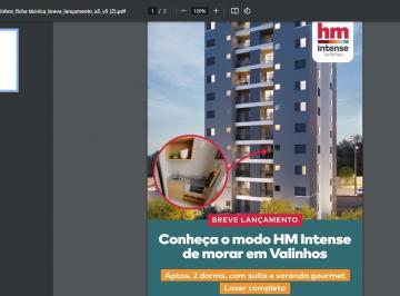 Foto 01 · HM Intense Aptos 53,79m2 2 Dorms 1 Suíte, Sala, Cozinha, Banheiro, Varanda Gourmet, Lazer completo