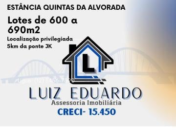 Terreno , Brasília · Estância Quintas da Alvorada - Próximo à ponte JK