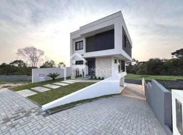 Casa · 220m² · 3 Quartos · 6 Vagas · Sobrado no Condomínio Toscana à venda no Bairro Botiatuva - em Campo Largo/PR.