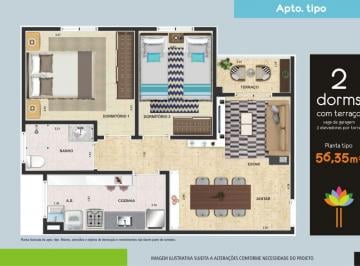 Apartamento de 2 quartos, Sorocaba · Apartamento com 2 dormitórios à venda, 57 m² por R$ 340.000,00 - Jardim São Carl