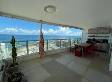 Apartamento de 2 quartos, Salvador · Terrazzo Ondina, 02 suítes + Gabinete, vista mar livre, 02 vagas,