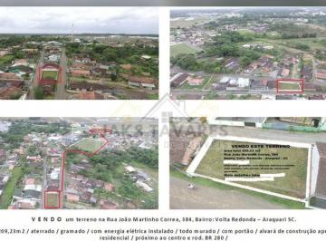 Terreno · 209m² · Terreno à venda no bairro Volta Redonda - Araquari/SC
