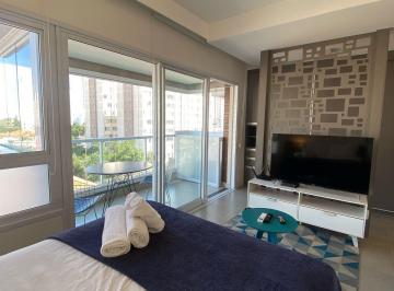 Apartamento de 1 quarto, São Paulo · STUDIO MOBILIADO COM VARANDA E AR CONDICIONADO