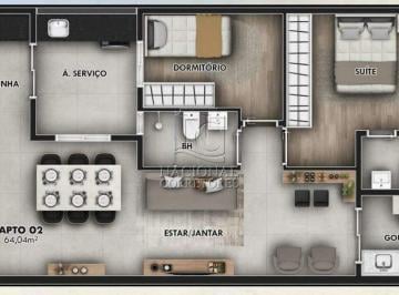 Apartamento · 62m² · 2 Quartos · 1 Vaga · Apartamento Sem Condomínio à venda, 2 quartos, 1 suíte, 1 vaga, Jardim Bela Vista - Santo André/SP