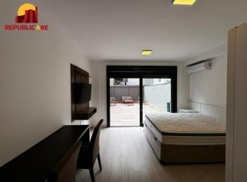 living-varanda · APARTAMENTO GARDEN DE 54M², 1 DORMITÓRIO, 1 VAGA - MONT SERRAT