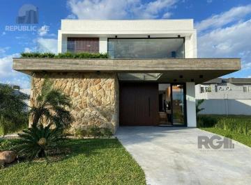 Casa · 238m² · 4 Quartos · 2 Vagas · Sobrado Novo em Condomínio Fechado com 4 suítes e 238m² privativos