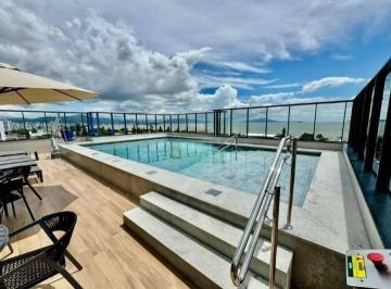 46b98eef91fac9f6fd8af4049a76e96ef072b181 · À venda | Studio com 35m², 1 vaga de garagem e quadra de Beach Tênis no Rooftop - Estreito, em Flori