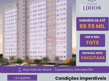 Apartamento · 38m² · 2 Quartos · Apartamento 1 ou 2 quartos em Sussuarana - Salvador - Ba