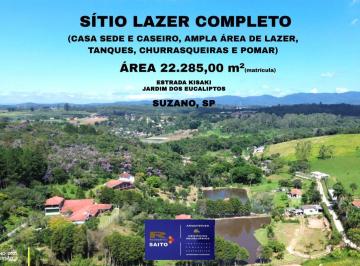 Rural de 3 quartos, Suzano · Chácara/Sítio com 22.285 m² em Suzano à Venda