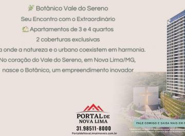 Foto 01 · Apartamentos de 3 quartos a venda no Vale do Sereno, 128 m²  1 Suíte com Closet e 2 semi-suítes, sal