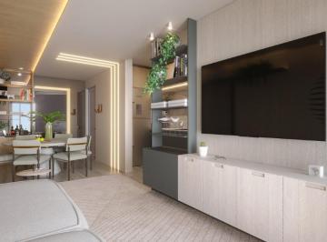 Living integrado decorado no Essência Residence, no bairro Fazenda (imagem ilustrativa) · Apartamento de 2 suítes à venda no Edifício Essência Residence
