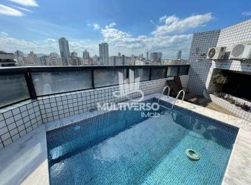Apartamento · 250m² · 4 Quartos · 2 Vagas · Cobertura Duplex com 4 dormitórios e 2 Suítes na Ponta da Praia em Santos
