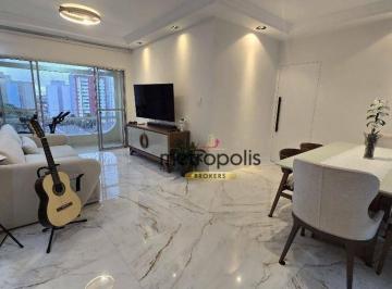 Sala · Apartamento com 3 dormitórios para alugar, 105 m² por R$ 6.064,00/mês - Barcelona - São Caetano do S