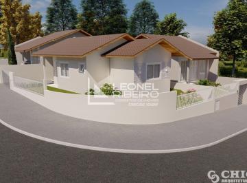 Casa · 75m² · 2 Quartos · 1 Vaga · Casa com 2 dormitórios à venda, 75 m² no bairro Araponguinhas em Timbó - SC
