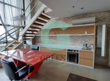 Comercial · 63m² · 2 Vagas · Sala comercial duplex com 63m2 de área útil, mobiliada e moderna no Brooklin (Cidade Monções) São Pa