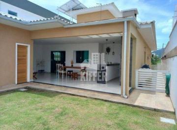 Casa Aphaville Maricá · Casa Linear de Luxo com 3 Quartos no Alphaville Maricá – Condomínio Completo e Estuda Permuta