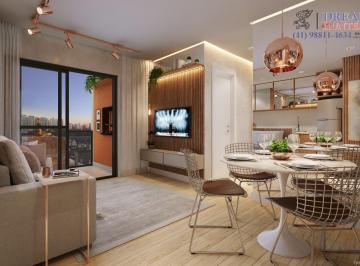 Apartamento · 64m² · 3 Quartos · 1 Vaga · Apartamento de 64.42m² no bairro Portão, com 3 quartos (1 suíte), 2 banheiros e 1 vaga de garagem