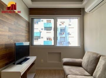 Apartamento · 33m² · 1 Quarto · Apartamento completamente mobiliado em prédio com infra no Centro Histórico