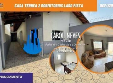 Casa , Mongaguá · 12051 - CASA TERREA 2 DORMITORIOS LADO PISTA FINANCIAMENTO BANCARIO MONGAGUA
