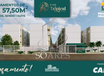 Apartamento · 46m² · 2 Quartos · 1 Vaga · PARK TROPICAL Apenas 2 unidades por andar, mais privacidade
