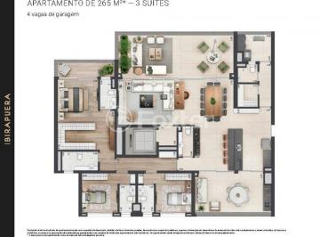 Apartamento · 265m² · 3 Quartos · 4 Vagas · Apartamento, 3 dormitórios, 265 m², em Jardim Fonte do Morumbi