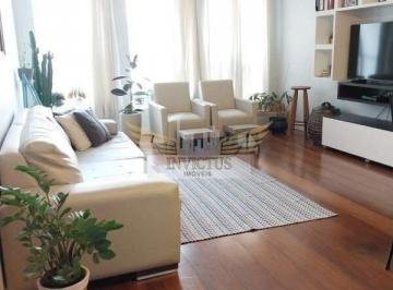Sala de estar · Apartamento com 3 Quartos no Edifício Angélica para Comprar, 100m² - Vila Assunção, Santo André/SP.