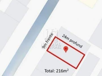 Terreno · 216m² · 2 Quartos · 1 Vaga · terreno ideal para construção, 216m² - Vila Scarpelli, Santo André.