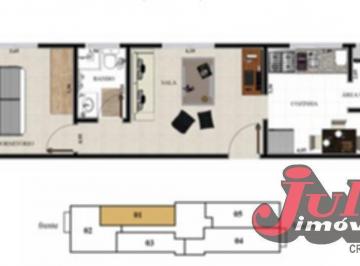 Apartamento · 50m² · 1 Quarto · 1 Vaga · APARTAMENTO NOVO 1 DORMITÓRIO 1 VAGA RUDGE RAMOS SBC