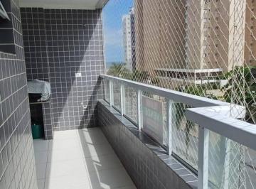 Apartamento de 2 quartos, Praia Grande · ÓTIMA OPORTUNIDADE, MIRIM! Apto 2 suites, ampla sacada e 1 vaga - Praia Grande