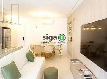 Apartamento · 65m² · 2 Quartos · 1 Vaga · Apartamento de 65m2, à venda com 2 Quartos, Mobiliado, no Brooklin