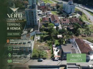 a406775f6236cde54bc6569a64566fdfaa4dd2f6 · Terreno à venda, 786 m² - Velha - Blumenau/SC