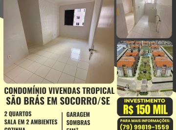 Apartamento à venda no CONDOMÍNIO VIVENDAS TROPICAL, SÃO BRÁS, Nossa Senhora do Socorro, SE · Apartamento à venda no CONDOMÍNIO VIVENDAS TROPICAL, SÃO BRÁS, Nossa Senhora do Socorro, SE