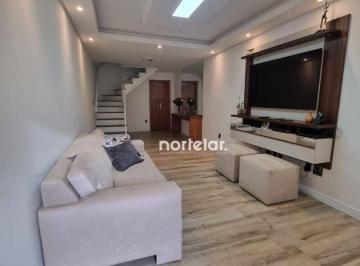 b4294d0788b7469cc9f352bf8e8a5a871327edc5 · Sobrado com 2 dormitórios à venda, 114 m² por R$ 770.000,00 - Santa Teresinha - São Paulo/SP